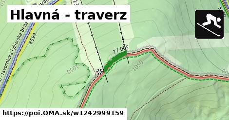 Hlavná - traverz