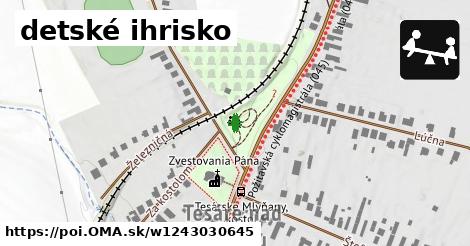 detské ihrisko