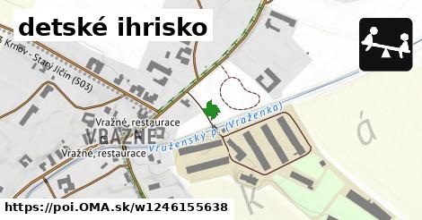 detské ihrisko