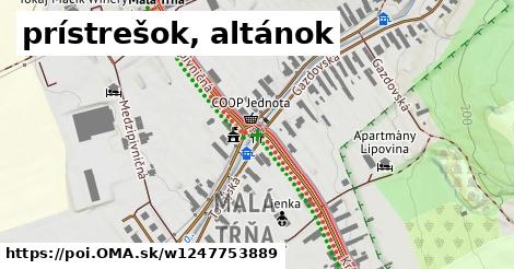 prístrešok, altánok