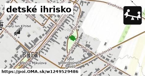 detské ihrisko