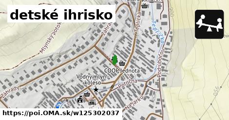 detské ihrisko