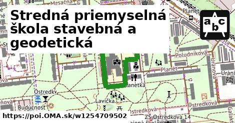 Stredná priemyselná škola stavebná a geodetická