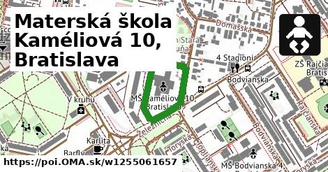 Materská škola Kaméliová 10, Bratislava