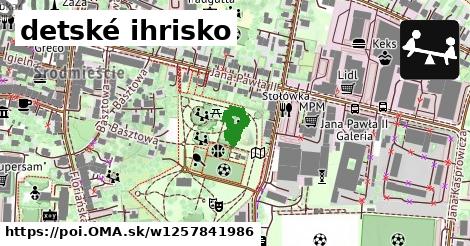 detské ihrisko