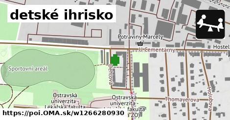 detské ihrisko