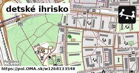 detské ihrisko