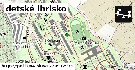 detské ihrisko