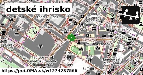 detské ihrisko