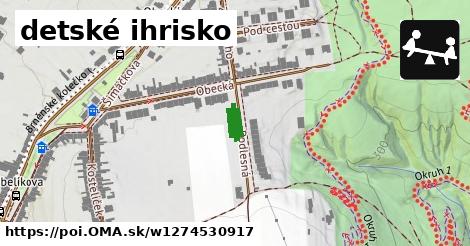 detské ihrisko