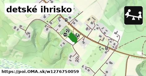 detské ihrisko