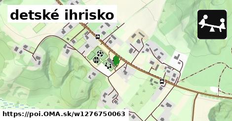 detské ihrisko