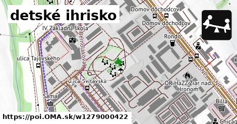 detské ihrisko