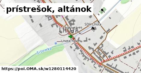 prístrešok, altánok