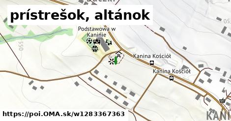 prístrešok, altánok