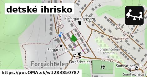 detské ihrisko