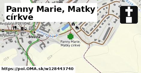 Panny Marie, Matky církve