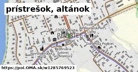 prístrešok, altánok