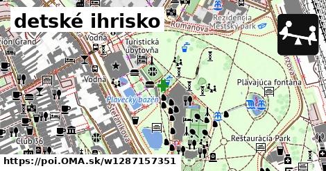 detské ihrisko