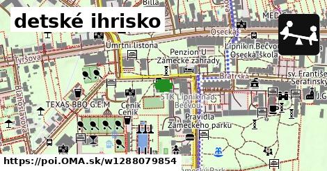 detské ihrisko