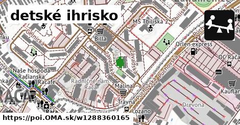 detské ihrisko