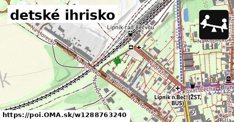 detské ihrisko