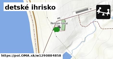 detské ihrisko