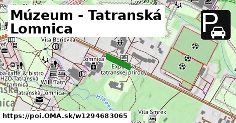 Múzeum - Tatranská Lomnica