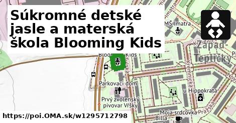 Súkromné detské jasle a materská škola Blooming Kids