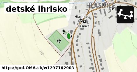 detské ihrisko