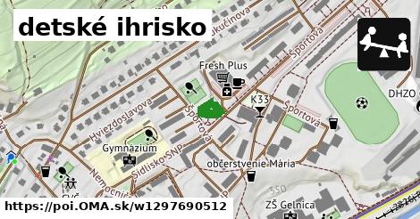 detské ihrisko