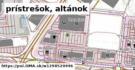 prístrešok, altánok