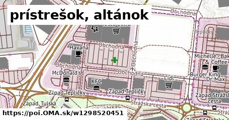 prístrešok, altánok