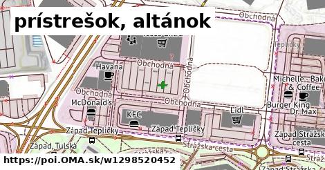 prístrešok, altánok