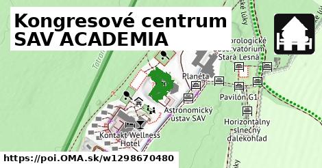 Kongresové centrum SAV ACADEMIA