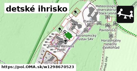 detské ihrisko