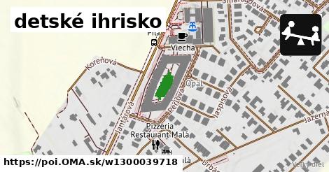 detské ihrisko