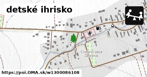 detské ihrisko