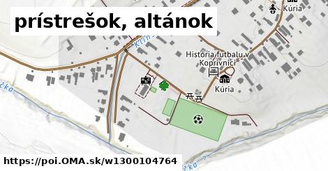 prístrešok, altánok