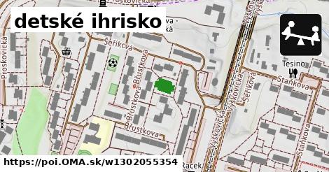 detské ihrisko