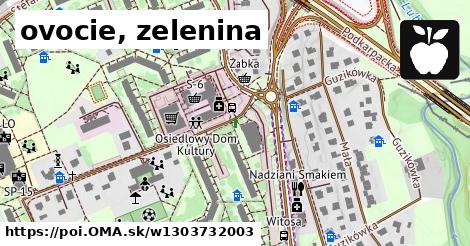 ovocie, zelenina