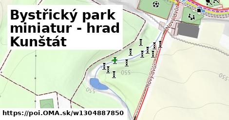 Bystřický park miniatur - hrad Kunštát