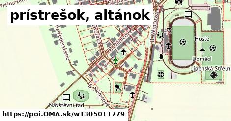 prístrešok, altánok