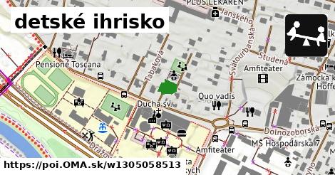 detské ihrisko