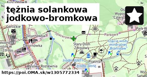 tężnia solankowa jodkowo-bromkowa