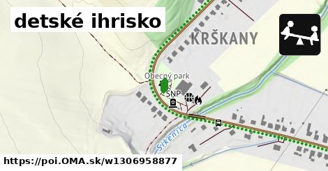 detské ihrisko