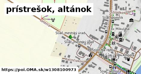 prístrešok, altánok