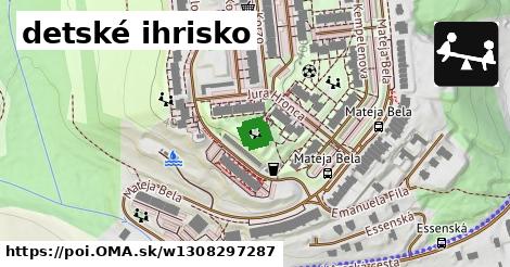 detské ihrisko