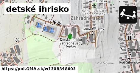 detské ihrisko