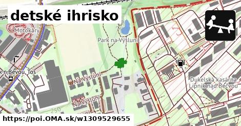 detské ihrisko